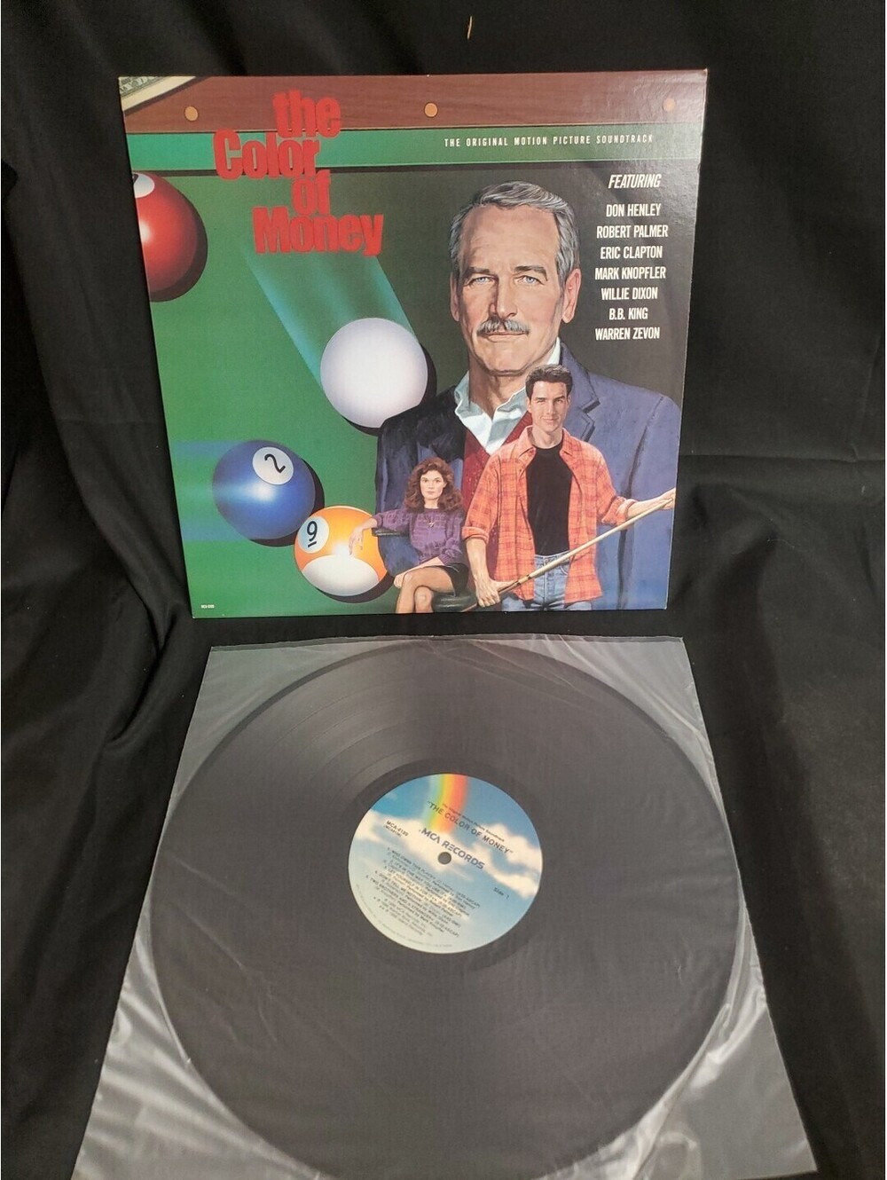 The Color of Money Original Motion Picture Soundtrack PROMO Vinyl 1986 Excellent
